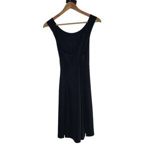 NWT Vintage Express Tricot Dress sleeveless Criss cross‎ back black size 11/12